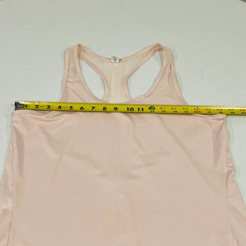 Athleta Mesh Chi Tank Top Small 210174 Pink Ballerina Gown Large EUC - Picture 4 of 8